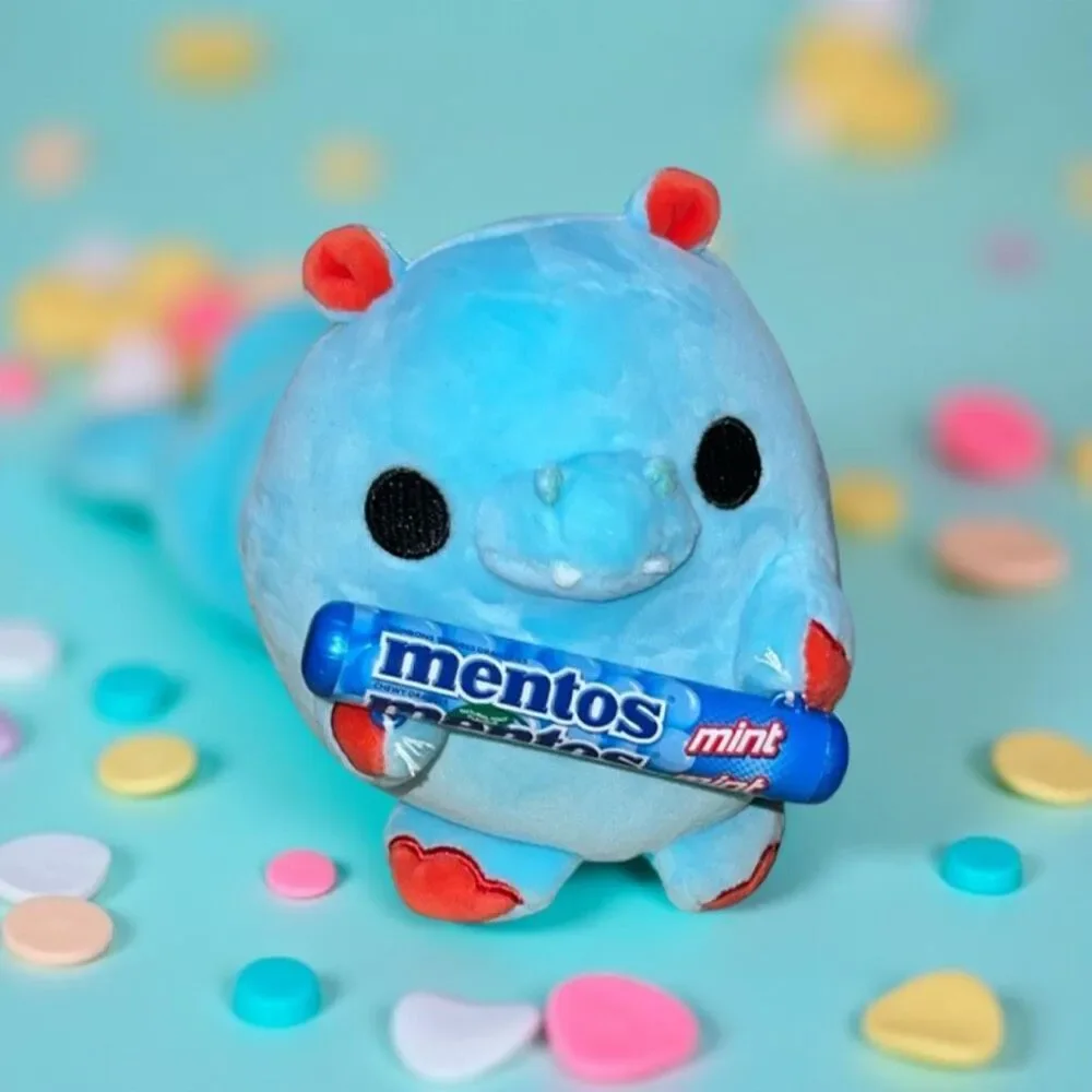 Zuru Snackles Series 1 Blind Bag Hippo & Mentos Hippo & Cinnabon 3.5” Plush P11